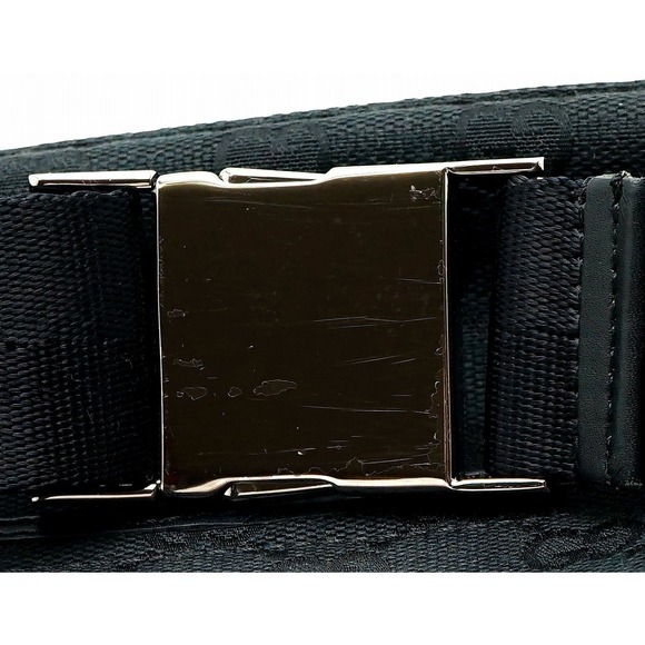 Gucci Waist Canvas Pouch Body Bag Black - Picture 8 of 9